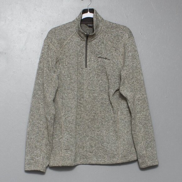 Eddie Bauer Radiator Fleece 1/4 Zip Mock Pullover - Picture 1 of 8